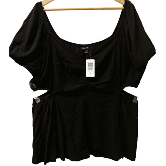 Torrid Babydoll Rayon Top - Picture 3 of 12